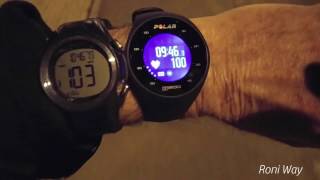 Polar M200 Accuracy  wrist heart rate vs chest strap [upl. by Shandra]