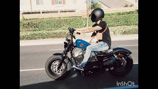 Harley Davidson Sportster Forty Eight XL1200X mini roll vid [upl. by Berkly]