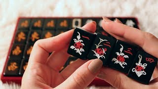 ASMR Sorting Mahjong Tiles  No Talking [upl. by Hacim]