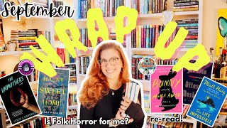 September Reading Wrap Up Thriller• Horror• Feminist  Book Club Info [upl. by Yasdnyl]