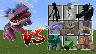 Klombo vs All Mutant Creatures in Minecraft [upl. by Abernon]