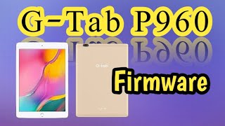 GTab P960 Dead Boot Repair Firmware by Saaya Gsm [upl. by Ttik]