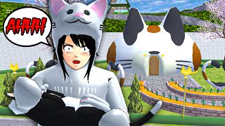 Sakura School Simulator just got another update Cat Cafe Cyborgs [upl. by Nawor]