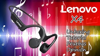 Auriculares TWS Lenovo X4 Música para problemas de audición [upl. by Atoel]