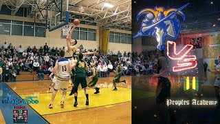 Vermont Lamoille Union High School vs Peoples Academy Boys Varsity Basketball Game Video Highlights [upl. by Burnley]