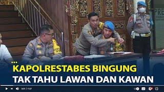 Kapolrestabes Bingung Jelaskan Kronologi Polisi Tembak Pelajar di Semarang Tak Tahu Lawan dan Kawan [upl. by Kerge699]