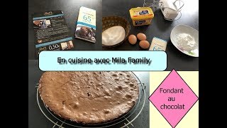 ❥Recette 02  Fondant au chocolat [upl. by Ainoet225]