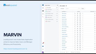 How to Use LeadSquared Marvin [upl. by Anirtik]