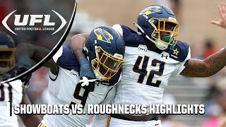 Memphis Showboats vs Houston Roughnecks  UFL Highlights [upl. by Hrutkay]