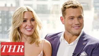 The Bachelor Colton Underwood amp Cassie Randolph Open Up About Their Relationship  THR [upl. by Enimaj]