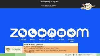 NCOP PLENARY HYBRID 25 July 2024 [upl. by Ennywg]