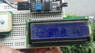 Gps Ublox 6M i2c LCD 16x2 [upl. by Eustacia338]