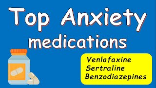 Top AntiAnxiety medications Duloxetine Benzodiazepines Buspirone [upl. by Eciralc]