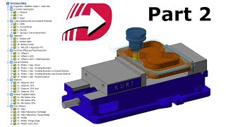 Mastercam Dynamic Milling  Every Parameter Part 2 of 5 [upl. by Namilus]