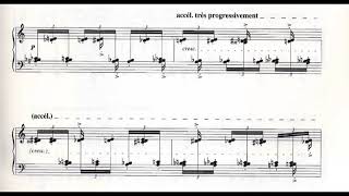 Pierre Boulez  Une Page Déphéméride for Piano 2005 ScoreVideo [upl. by Adiel]