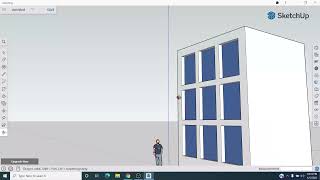 Skyscraper in Sketchup Tutorial [upl. by Lohman]