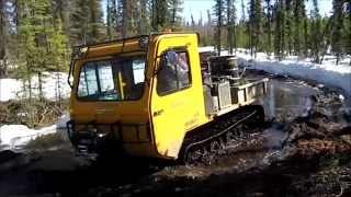 ALLTRACK AT20HD Tracked vehicle In Alberta muskeg [upl. by Tnayrb]