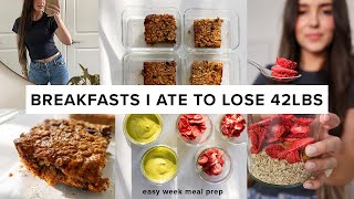 3 high protein breakfasts that helped me lose 42 lbs [upl. by Small]