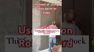 Carbon Rock Board✅ Instead of using latex paint or tiles use Carbon Rock Board [upl. by Gazo]