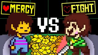 Undertale but its Frisk VS Chara [upl. by Letnohc]