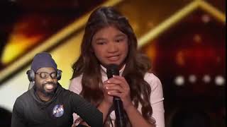 Angelica Hale Americas Got Talent The Champions sings Fight Song  REACTION [upl. by Odnomor651]