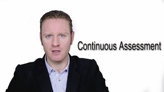 Continuous Assessment  Meaning  Pronunciation  Word World  Audio Video Dictionary [upl. by Enaols269]