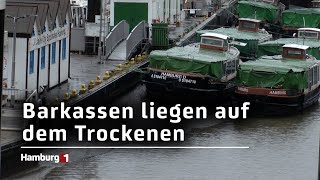 Zu wenig Wasser in der Elbe Schiffsverkehr eingeschränkt [upl. by Shoshanna]