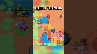 GALE X TEAMERS brawlstars brawlershowdown soloshowdown brawlstarsgameplay supercell [upl. by Sevein380]