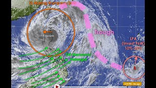 Severe Tropical Storm Maring Kompasu and Habagat  Weather Vlog 73  October 1112 2021 [upl. by Asaret]