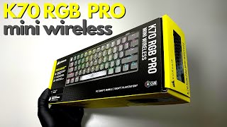 Corsair K70 RGB Pro Mini Wireless Gaming Keyboard Unboxing [upl. by Uyekawa]