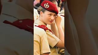 Princess Leonor tackle military training like a true leader PrincessLeonor leonora FutureQueen [upl. by Nnylirej]