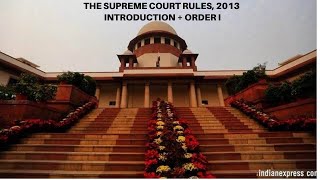 The Supreme Court Rules 2013  AdvocateonRecord  AOR Examination [upl. by Abisha648]