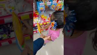 Rania Jajan Apa Itu⁉️😱raniafamily26 eskrim icecream shopping funny baby subscribe jajanan [upl. by Ynoep]