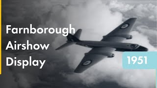 Highlights of Farnborough  1951  Shell Historical Film Archive [upl. by Vassili215]