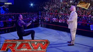 The Undertaker amp MrMcMahon Pay Tribute To Ric Flair RAW OffAir RAW Mar 312008 [upl. by Margery415]