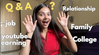 1st QampA 😍🌼Marriage plan my youtube income  Prachi singh vlog [upl. by Une]