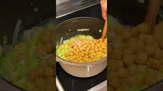 How To Make PotatoLeek Soup With Spiced Chickpeas [upl. by Crissie515]