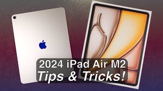 How to use 2024 iPad Air M2  TipsTricks [upl. by Marston]