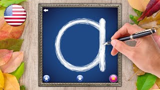 Learn to write Lowercase Letters A to Z  English Alphabet  Letter School Games [upl. by Mahala918]