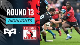 Ospreys v Emirates Lions  Instant Highlights  Round 13  URC 202324 [upl. by Deering967]