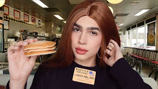 ASMR Lana Del Rey takes your order at Waffle House [upl. by Dorothi792]