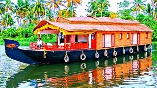 Beautiful Alleppey Houseboats  Kerala India [upl. by Zenobia667]