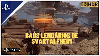 Baús Lendários Svartalfheim  God of War Ragnarök [upl. by Noek]