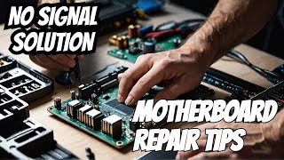 How to repair No Display Computer  Bios Problem  No Display Motherboard  No Signal by Monitor [upl. by Airakaz302]