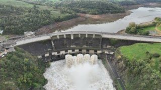 ECRETEMENT DE LA CRUE AU BARRAGE DE VILLEREST  OCTOBRE 2024 [upl. by Flint]