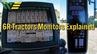 John Deere 6R Tractor Control Monitors Overview [upl. by Anairda]