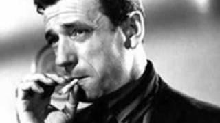 YVES MONTAND  Les Feuilles Mortes [upl. by Ahtinak140]