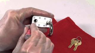 Master Lock Padlock Maintenance Video [upl. by Nlyak]