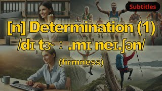 n Determination meaning firmness with 5 examples [upl. by Aurelia]