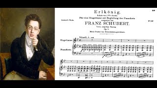 Franz Schubert  Erlkönig Sheet music and lyrics [upl. by Longo]